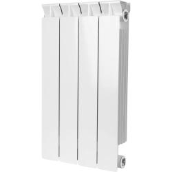 Радиатор STOUT STYLE 500/4 биметаллический, панельный, боковое подключение, для отопления квартиры, дома, водяные, мощность 680 Вт, настенный, цвет белый