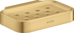 Мыльница Axor Universal Circular Access настенная, цвет: шлифованное золото, металлическая, прямоугольная, для душа/мыла, в ванную комнату