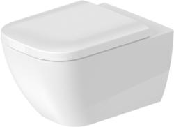 Унитаз Duravit Happy D.2  35,5х54 см, подвесной, цвет белый, санфарфор, прямоугольный, горизонтальный (прямой) выпуск, под скрытый бачок/инсталляцию, безободковый, без сиденья, для туалета/ванной комнаты