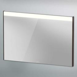 Зеркало Duravit Brioso, 102х70х3,5 см с LED/ЛЕД-подсветкой, прямоугольное, подвесное/настенное, цвет рамы: каштан темный, настенный выключатель, для ванной