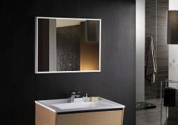 Зеркало Silver Мirrors Сантана, 100х80 см, с LED/ЛЕД-подсветкой, прямоугольное, выключатель сенсорный с функцией диммера, для ванны