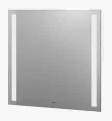 Зеркало GROSSMAN NORMA с LED подсветкой 90х80 см цвет: белый, прямоугольное, с LED/ЛЕД подсветкой, механический выключатель,  для ванны, без антизапотевания