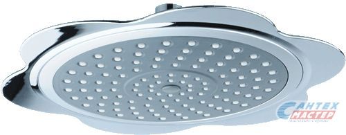 Верхний душ Melodia Standard Middle круглая, d280 мм серый/хром, ABS-пластик, тропический душ, для душа/ванной MKP20483