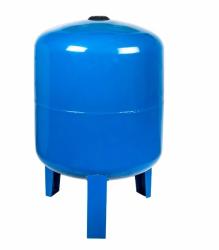 Бак расширительный 80 л, Zegor (синий) вертикальный, гидроаккумулятор, на ножках, на пол, системы водоснабжения