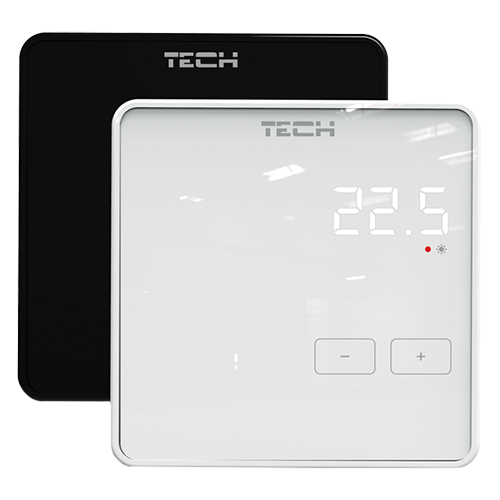 Терморегулятор STOUT TECH R-9Z температурный (для L-9) проводной (черный) двухпозиционный, комнатный, для систем электрического теплого пола, термостат электронный, программируемый, с жк дисплеем, аналоговый, температуры, с таймером
