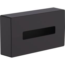 Держатель для салфеток Hansgrohe AddStoris, настенный, пластиковый, 26,5х14,5х6,2 см, форма прямоугольная, цвет матовый черный, в ванную/туалет/кухню