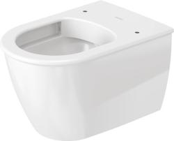 Унитаз Duravit Darling New 37х54 см, подвесной, цвет белый, санфарфор, овальный, горизонтальный (в стену) выпуск, под скрытый бачок/инсталляцию, безободковый, без сиденья, для туалета/ванной комнаты