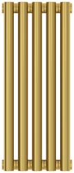 Радиатор отопления Сунержа Эстет-0 500х225 5 секций, цвет золото, универсальное подключение, нержавеющая сталь, трубчатый