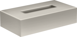 Держатель для салфеток Axor Universal Circular, настенный, металлический/пластиковый, 26,5х14,5х6,8 см, форма прямоугольная, цвет под сталь, в ванную/туалет/кухню, к стене