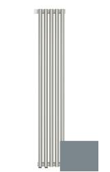 Радиатор отопления Сунержа Эстет-0 EU50 левый 1200х225 5 секций, цвет серая белка, левое подключение, нержавеющая сталь, трубчатый