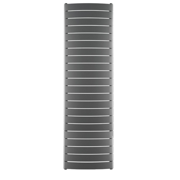Радиатор биметаллический Rifar Convex 500*80 (22 секций, титан/серый) вертикальный, 1760*550*77 мм, нижнее центральное подключение, настенный