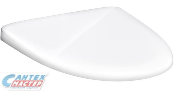 Сиденье для унитаза Gustavsberg  Estetic 9M10 с микролифтом, дюропласт, быстросъемное, белая крышка, размер 37,5х46 сидушка, стульчак 9M10S101 (Густавсберг)