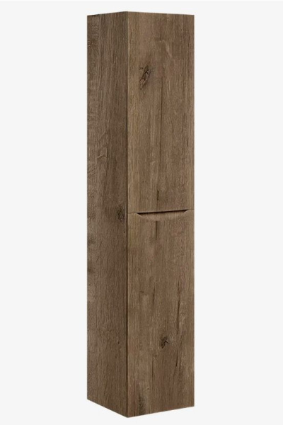Шкаф-пенал Vincea Mia V.Oak, 170х35х35 см, навесной, цвет дуб винтаж, с дверцами/двустворчатый, шкаф/шкафчик подвесной, прямоугольный, правый