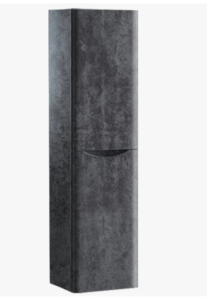 Шкаф-пенал Vincea Roberta Stone, 150х40х30 см, навесной, цвет камень, с дверцами/двустворчатый, шкаф/шкафчик подвесной, прямоугольный, правый